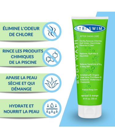 TRISWIM Chlorine Removal Set for Swimmers After Swimming Vegan & Cruelty Free Swimmer's Body Pack - 2x250ml - Buy Online on GoSupps.com