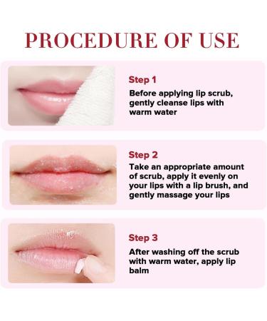 Moisturizing Lip Scrub Lip Care Scrub Peach Lip Balm Sleeping Masque | Smoothing 30ml Lip Care Product Repairs Lip Wrinkles Dry Cracked Peeling Lip - Buy Online on GoSupps.com