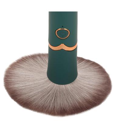Rechargeable Makeup Brush - 180mAh Battery 10 Vibration Gears Waterproof Electric Beauty Brush for Travel - Soft Hair Eco-Friendly Green - Buy Online on GoSupps.com