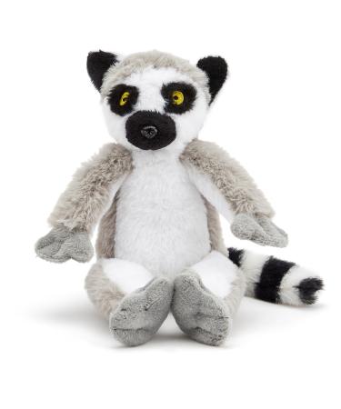 Zappi Co Ultra Soft Ring-Tailed Lemur Plush Toy (28cm Length) - 100% Recycled Eco-Friendly Newborn Gift Realistic Lifelike Ring Tailed Lemur
