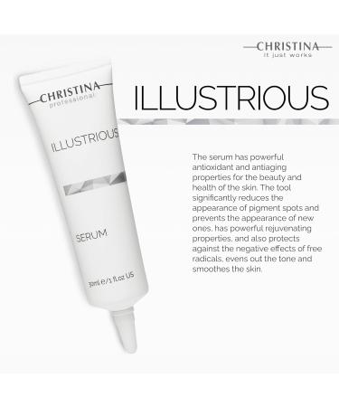 Christina Illustrious Face Skin Serum - Nourishing Formula for All Skin Types - 30ml | International Shipping Available - Buy Online on GoSupps.com