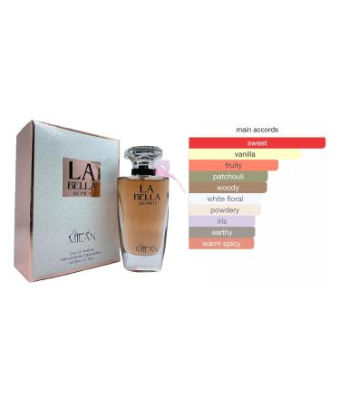 La Bella Women's Cologne 3.4 Fl. Oz. Eau de Parfum Spray La Vida Bella Long Lasting Floral & Sweet Fragrance - Buy Online on GoSupps.com