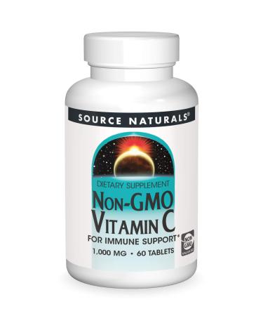 SOURCE NATURALS Non-GMO Vitamin C Tablet 60 Count