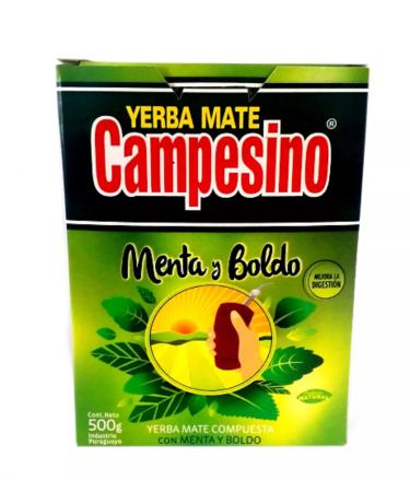Yerba Mate Campesino with Mint and Boldo Calming Blend 500g