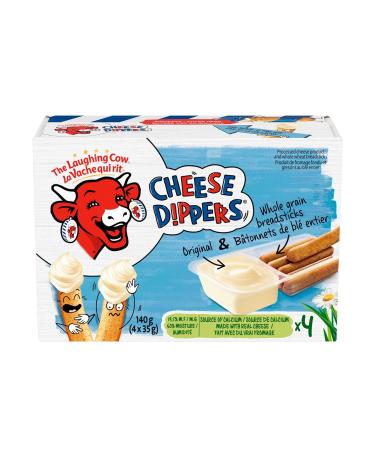 THE LAUGHING COW Fromagerie Bel - Cheese DIPPERS Pack (4X35g) 140 Grams