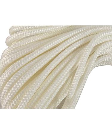 Double Braid Polyester Rope 1/4 by 100 Feet, White
