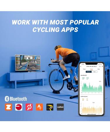 MOOFIT CS9 Speed & Cadence Sensor - Bluetooth & ANT+ Wireless Bicycle Sensor IP67 Waterproof Compatible with Wahoo Zwift Peloton Coosporides Rouvy - Black (1 Pack) - Buy Online on GoSupps.com