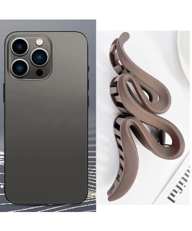 4-Piece Large Wave Hair Clips - 13cm Slip-Resistant Jaw Clips for Thick Hair | Stylish Hair Accessories for Women & Girls - Buy Online on GoSupps.com