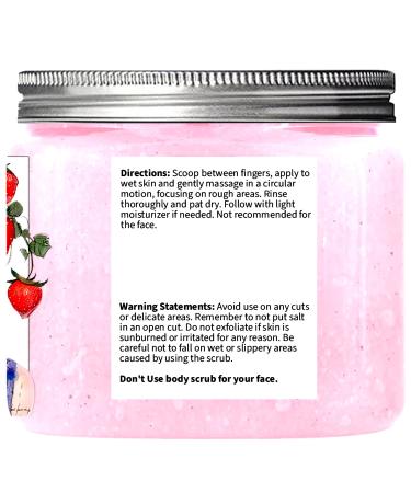 Strawberry Ice Cream Sugar Scrub 10 oz - Natural Exfoliating Formula Refreshing & Fragrant Skin Care Gift - Shop Internationally - Buy Online on GoSupps.com