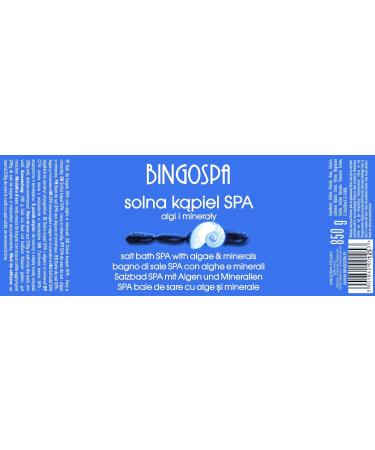 Buy BINGOSPA Salt Bath SPA with Algae & Minerals 850g | Revitalize Your Skin | International Shipping - Buy Online on GoSupps.com
