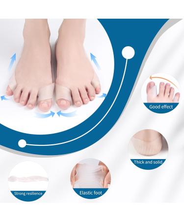 2 Pairs Toe Separator & Stretcher | Hallux Valgus Spreader & Toe Straightener - Align Your Toes for Comfort - Buy Online on GoSupps.com