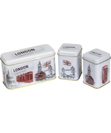 New English Teas London Selection 3 Mini Tin Set - Buy Online on GoSupps.com