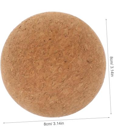 Frcolor Cork Yoga Balls - Deep Tissue Massage & Trigger Point Roller for Foot & Back Relief - Eco-Friendly Fitness Device - Buy Online on GoSupps.com
