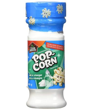 Club House Quality Natural Herbs & Spices Popcorn Seasoning Salt&Vinegar 160g Salt and Vinegar 160 g (Pack of 1)