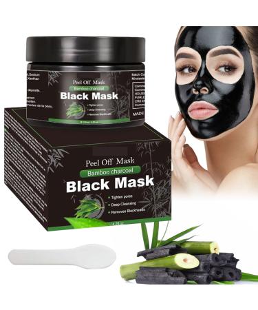 Masque Charbon Point Noir Blackhead Remover Masque Nettoyage en Profondeur pour Points Noirs la salet l'acn R duction des Pores pour Hommes et Femmes-120G