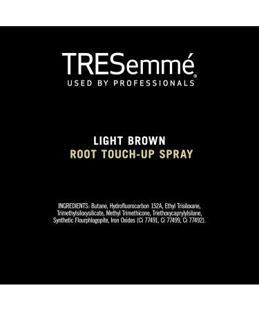 TRESemm Root Touch-Up Light Brown Hair Temporary Hair Color Ammonia-free Peroxide-free Root Cover Up Spray 2.5 oz (Pack of 2) Light Brown 2.5 Ounce (Pack of 2) - Buy Online on GoSupps.com