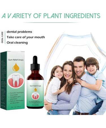 Dentizen Gouttes de repousse des gencives traitement de repousse des gencives restauration naturelle des gencives avec gouttes liquides bain de bouche repousse des gencives (1 pi ce) 1 Pi ce. - Buy Online on GoSupps.com