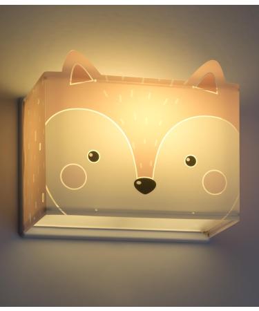 Dalber Children's Wall Lamp - Little Fox Design for Kids' Rooms | E27 64588 - Buy Online on GoSupps.com