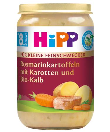 Hipp for small gourmets rosemary potatoes with carrots and organic calf 6 x 220g H 6505 potato/calf 220g 220 g (6 Pack) - Buy Online on GoSupps.com