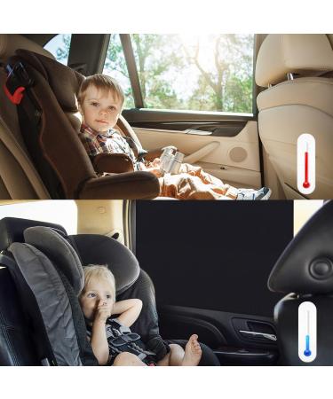 Buy Sun Protection Curtains for Cars - 2 Piece UV & Heat Reflective Magnetic Shades for Baby & Kids | Side & Rear Window Darkening - Buy Online on GoSupps.com