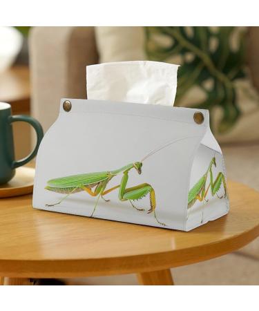 Tissue Box Cover Tissue Box Holder Green and Yellow Mantis Print Tissue Holder Travel Tissue Packs Facial Paper Holder Decorative Holder - Buy Online on GoSupps.com