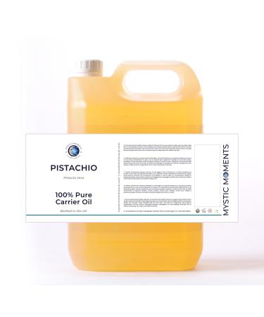 Mystic Moments | Pistachio Carrier Oil - 10 Litres - Pure & Natural Oil Perfect for Hair Face Nails Aromatherapy Massage and Oil Dilution Vegan GMO Free