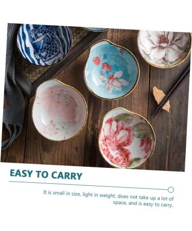 ABOOFAN 4 Pcs Sauce Bowl Ice Cream Dishes Mini Porcelain Bowls Trays for Food Serving Cookie Container Dessert Dish Ceramic Dipping Dishes Pottery Dip Bowls Ceramics Sushi Ceramic Plate - Buy Online on GoSupps.com