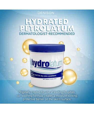 Hydrolatum Dry Skin Cream 1lb & 2oz - Eczema & Psoriasis Treatment - Fragrance-Free & Non-Greasy - Buy Online on GoSupps.com