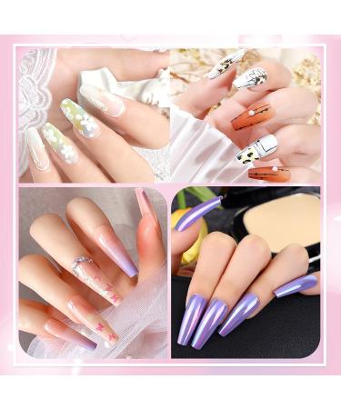 Sularpek Nail Tips - 500 Clear Fake Nails for Acrylic Art | 10 Sizes Transparent Toenails for Women DIY Nail Design - Buy Online on GoSupps.com