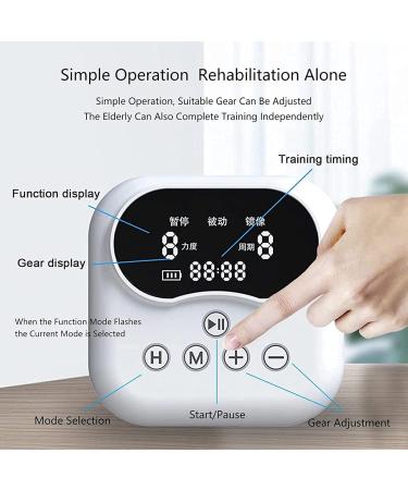 ZZBB Rehabilitation Robot Gloves Smart Chargeable Finger Training Rehab Orthotics Rehabilitation Gloves for Stroke Hemiplegia Hand Function Recovery Right Small - Buy Online on GoSupps.com