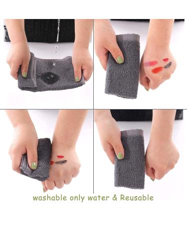 Bamboo Wash Cloths - Jeffsun Makeup Remover and Facial Cleansing Cloths for Delicate Skin - Super Soft Baby Washcloths (10X10 inch, Pack of 6) - Buy Online on GoSupps.com