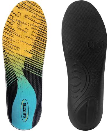 Plantar Fasciitis Relief Insoles | High Arch Support for Flat Feet & Heel Pain | Comfortable for Men & Women | Perfect for All-Day Wear (Yellow Size 9-10.5M | 11-12.5W - Buy Online on GoSupps.com