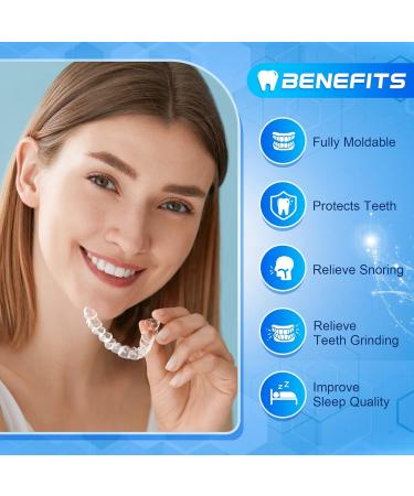4PC Anti-Snoring Bite Rails & Crunching Rail - Convenient Storage Box Nighttime Use Dental Health Solutions - Buy Online on GoSupps.com