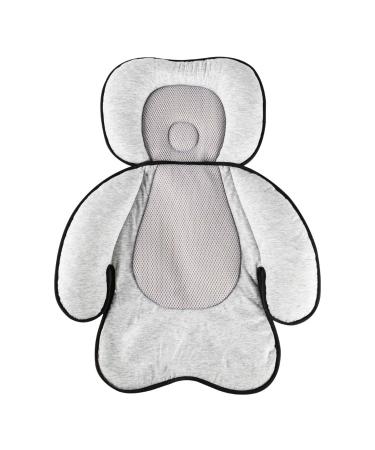KAKIBLIN Baby Stroller Seat Cushion Infant Car Seat Pad Baby Neck Support Cushion Pram Liner for Newborn Toddler Dark Grey