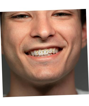  FRCOLOR FRCOLOR Hiphop Six-Stand Gold Plated Teardrop Braces Teardrop Bottom Teeth Caps Teardrop Shaped Lower Teeth Cap Hiphop Teeth Cap Teardrop Shaped Mouth Teeth Cap Teardrop Grill Cap Copper Gold - Buy Online on GoSupps.com