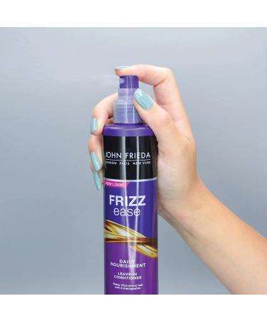 Frizz Ease Daily Nourishment Leave-In Conditioner 8 oz - Anti Frizz & Heat Protectant - Vitamin A, C, E - 7.98 Fl Oz (Pack of 1) - Buy Online on GoSupps.com