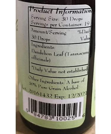 Buy Best Botanicals Dandelion Leaf Extract 1 oz - Premium Quality Herbal Supplement for Detox & Digestive Health - International Shipping Available - Buy Online on GoSupps.com