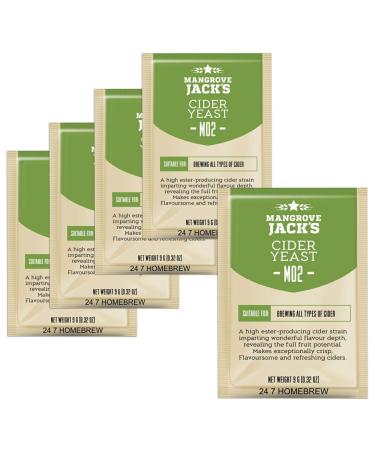 Mangrove Jack's Yeast Cider M02 Craft Series Levure 9 g friandises 23 l