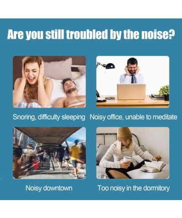 Soft Foam Earplugs (12 Pairs) with Case | Noise Reduction for Sleep Travel Concerts & More | SNR 38dB - Blue/Orange - Buy Online on GoSupps.com