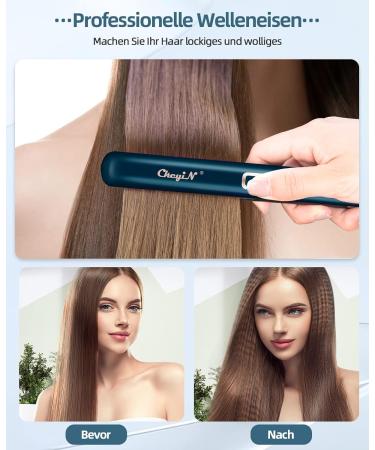CkeyiN Mini Hair Crimping Iron - Portable Ceramic Curling Iron 180 Temperature for Stunning Waves & Curls - International Shipping Available - Buy Online on GoSupps.com