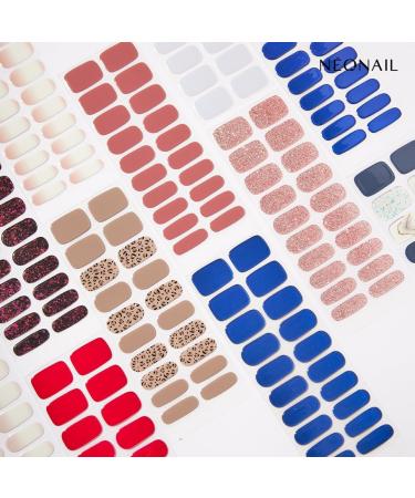 Neonail Gel UV Stickers M04 Beige - 15 Patterns of Nail Polish Stripes & Decorative Stickers for Hands & Feet - Easy Application Nail Art - Buy Online on GoSupps.com