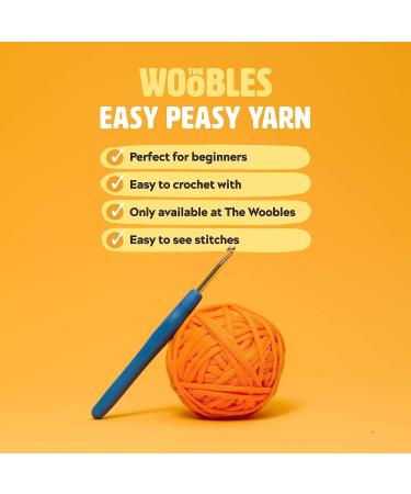 Woobles Beginners Crochet Kit with Easy Peasy Yarn - Pierre The Penguin | Step-by-Step Video Tutorials | Seen on Shark Tank - Buy Online on GoSupps.com