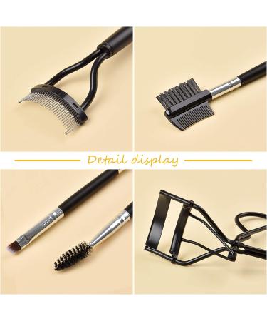 EBANKU Eyelash & Eyebrow Comb Brush Set - Professional Makeup Grooming Tools - Buy Online on GoSupps.com