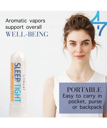 TRU47 Aroma Therapy Nasal Inhaler 2 Pack - Organic Essential Oil & Colloidal Silver Vapor Stick for Sleep Support - Buy Online on GoSupps.com
