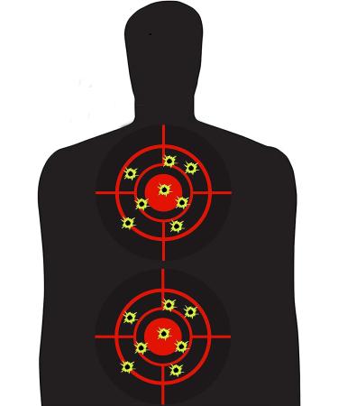 Hybsk 4 inch Red Splatter Target Stickers - Reactive Shooting Targets for BB Pellet Airsoft Guns - Buy Online on GoSupps.com