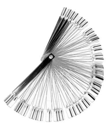 Milopon Nail Art Tips & Display Sticks - 50 Transparent Nail Polish Practice Color Card Fans - Buy Online on GoSupps.com