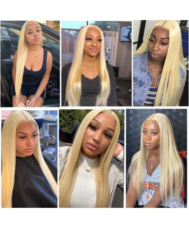 Wigs 613 Lace Front Wig Human Hair Lace Frontal Wigs Blonde Wig Straight T Part 13 4 Lace Front Human Hair Wigs Brazilian Hair Hair Extensions (Size : 3 150% Color : 16inches) 3 150% 16inches - Buy Online on GoSupps.com