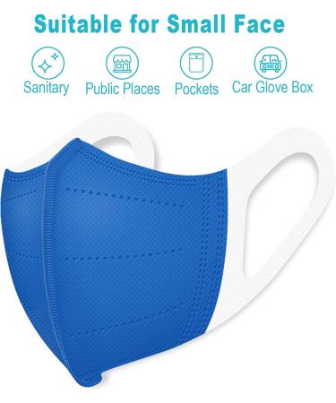 Comix Disposable Face-Masks for Women/Teenagers Teen Girls-Face Mask with Assorted 6 Colors-Pink  Aqua  Green  Yellow  Purple and Royal Blue  Pack of 60 - Buy Online on GoSupps.com