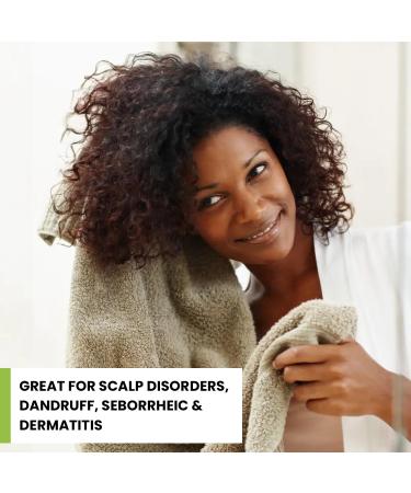 Nzuri Solutions Hair Regimen Medicated Scalp Therapy - Hair Growth Fertilizer with Peppermint & Tea Tree Oil (8oz) - Enhance Your Hair Health Worldwide - Buy Online on GoSupps.com