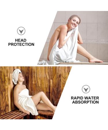 Heallily 4 Piece Sauna Hut Hat for Men & Women - Premium Filz Sauna Cap & Shower Headgear for Bath & Relaxation - Buy Online on GoSupps.com